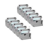 PHOVYAFI 10 Pcs Compatible MK231 MK Label Tape For Label Makers PT-70 PT-80 PT-65 PT-90 MK-131 MK-631(Blue on White)