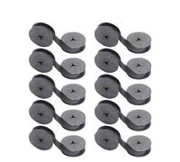 PHOVYAFI 10pcs/20pcs Universal GR1 GR-1 Ribbon GR1 DIN2103 Typewriter Ribbon 1/2 Inch Compatible With Olympia Typing Ribbon Black/Red(Black 10pcs)