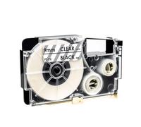 PHOVYAFI 10PCS 9mm Black On Clear Label Tape Cartridge Compatible With XR-9X KL-60L KL 880 Label Ribbon