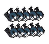 PHOVYAFI 10PCS Heat Shrink Tubes Compatible With 18055 18056 For Industrial Use With 4200(Black on White)