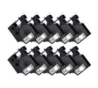 PHOVYAFI 10PK 45013 Compatible D1 Label Tape For Various LabelManager Printers 45013 45010 45018 40913 43613 In 9mm Sizes(Black on Clear)