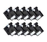 PHOVYAFI 10PK 45013 Compatible D1 Label Tape For Various LabelManager Printers 45013 45010 45018 40913 43613 In 9mm Sizes(Blue on White)
