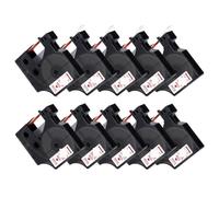 PHOVYAFI 10PK 45013 Compatible D1 Label Tape For Various LabelManager Printers 45013 45010 45018 40913 43613 In 9mm Sizes(Red on White)