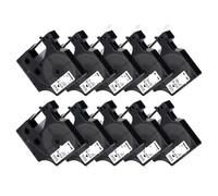 PHOVYAFI 10PK 45013 Compatible D1 Label Tape For Various LabelManager Printers 45013 45010 45018 40913 43613 In 9mm Sizes(Black on White)