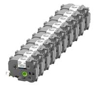 PHOVYAFI 10PK Heat Shrink Tube Labels Compatible With HSE211 HSE221 HSE231 For Label Printer(Hse251)