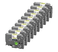 PHOVYAFI 10PK Heat Shrink Tube Labels Compatible With HSE211 HSE221 HSE231 For Label Printer(Hse631)