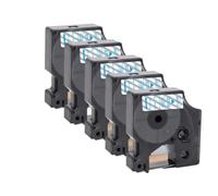 PHOVYAFI 12mm D1 Label Tape Compatible With D1 45013 45010 45016 45018 For LabelManager 160 280 Available In 5 Pack(Blue on Clear)