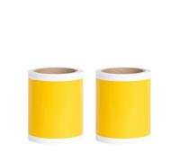 PHOVYAFI 2 Roll Color Label Compatible With SL-S112N S118N S101T For MAX CPM-100G3C 100HG3C 100HG5 Label Printer(Yellow)