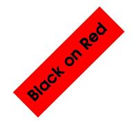 PHOVYAFI 24mm D1 Label Tape Compatible With 53710 53713 53714 53715 53716 53717 53718 53719 For LabelManager 400 450 Printer Ribbon(Black on Red)