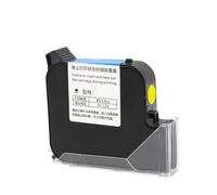 PHOVYAFI 25.4mm Eco Solvent Ink Cartridge With Invisible Ink Compatible With Handheld Printers 600DPI Portable Expiry Date Cartridge(Yellow)
