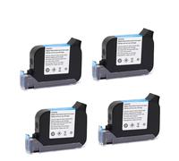 PHOVYAFI 2588 M 2588 2588 Plus Handheld Printer Ink Cartridge Compatible With Eco Solvent Printers 12.7mm Print Height Fast Dry Inkjet Cartridge Black(Black-4pcs)