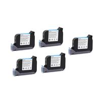 PHOVYAFI 2588 M 2588 2588 Plus Handheld Printer Ink Cartridge Compatible With Eco Solvent Printers 12.7mm Print Height Fast Dry Inkjet Cartridge Black(Black-5pcs)