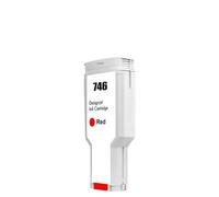 PHOVYAFI 300ML 746XL Ink Cartridge P2V82A P2V83A P2V80A P2V78A Color Compatible With DesignJet Z6 Z9 Printer(Red)