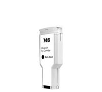 PHOVYAFI 300ML 746XL Ink Cartridge P2V82A P2V83A P2V80A P2V78A Color Compatible With DesignJet Z6 Z9 Printer(Matte Black)