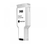 PHOVYAFI 300ML Compatible Ink Cartridge For 746 746XL P2V82A P2V83A P2V80A P2V78A For DesignJet Z6 Z9 Printers(MBK)