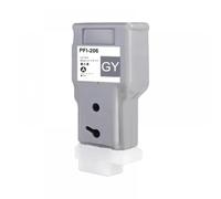 PHOVYAFI 300ml Compatible Inkjet Ink Cartridge For IPF6400 IPF6450 IPF6400S IPF6450S IPF6400SE PFI206 PFI-206(GY)