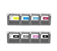 PHOVYAFI 330ML Compatible Inkjet Ink Cartridge Set For PFI306 PFI-306 For Use With IPF8400S IPF9400S IPF8400 IPF9400 IPF8300 Printers(8Color)