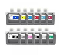 PHOVYAFI 330ML Compatible Inkjet Ink Cartridge Set For PFI306 PFI-306 For Use With IPF8400S IPF9400S IPF8400 IPF9400 IPF8300 Printers(12Color)