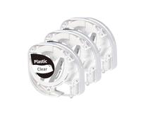 PHOVYAFI 3pcs 12mmx4m Waterproof Label Tape For Labeling Machines Compatible With LT 100h Labeller And P12 Pro(Black on Clear)