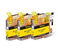 PHOVYAFI 3Pcs Ink Cartridge LC223 LC221 Compatible With MFC J4420DW J4620DW J4625DW J480DW J680DW J880DW Printer(Yellow)