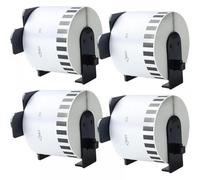 PHOVYAFI 4 Rolls Of 62mm X 30.48m Continuous Thermal Label Paper Compatible With QL-500 500A 550 560 700 570VM 800N 600TD