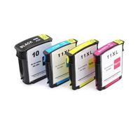 PHOVYAFI 4Color 69ML 28ML 10 11 Ink Cartridge With Chip Compatible With Designjet 100 110 70 Printers Dye Ink 1 To 5 Sets Available(1set)
