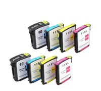 PHOVYAFI 4Color 69ML 28ML 10 11 Ink Cartridge With Chip Compatible With Designjet 100 110 70 Printers Dye Ink 1 To 5 Sets Available(2set)
