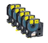 PHOVYAFI 5/10PK Compatible Heat Shrink Tubes For Use With 18051 18055 18053 18054 For 4200 5200 Printers(5PK 9mm Yellow)
