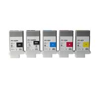 PHOVYAFI 5 Color Ink Cartridge Compatible With PFI-102 For IPF500 510 600 605 750 755 Printers With Full Ink