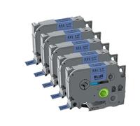 PHOVYAFI 5Pcs Compatible TZe231 Tape 12mm Black On White For PT-H110 Label Makers Available(Black on Blue)