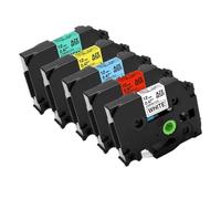 PHOVYAFI 5PK Label Tape Compatible With P3100 E1000 Pro Ribbon Label Maker Refurbish Refurbish Refurbish Refurbish Refurbish Refurbish Refurbish Refurbish printer TZe-231 TZe-631(Mxied Colors)