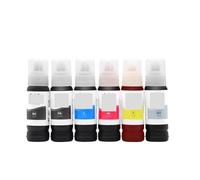 PHOVYAFI 6 Color 70ML Pigment Ink Compatible With 011 012 114 115 552 L8160 L8180 L8168 L8188 ET-8500 ET-8550 Printers(6Color)