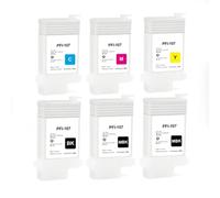 PHOVYAFI 6Color 5Color PFI-107 PFI107 Refillable Ink Cartridge With Permanent Chips Compatible With IPF670 IPF680 IPF685 IPF770 IPF780 IPF785(6Colors)