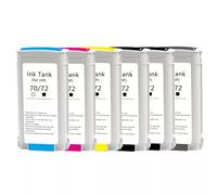 PHOVYAFI 72 Compatible Ink Cartridge For T790 T610 T620 T770 T795 T1100 T1120 T1200 T1300 Printers 130ml(Matte Black)