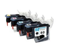 PHOVYAFI 80 Printheads Compatible With Designjet 1050 1055 1055cm 1050c Plus Printer C4820A C4821A C4822A C4823A(1SET)