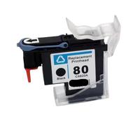 PHOVYAFI 80 Printheads Compatible With Designjet 1050 1055 1055cm 1050c Plus Printer C4820A C4821A C4822A C4823A(1PC - Black)