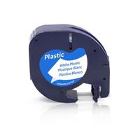 PHOVYAFI 91200 Compatible Tape 12mm Black On White For Label LT100H 91203 Labeling Machine(Black on White)