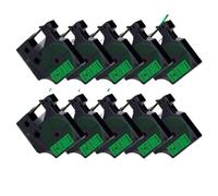 PHOVYAFI 9mm 10PK Tape Compatible With D1 Label Tape Models 40910 40919 For Label Maker LabelManager 160 280(Black on Green)