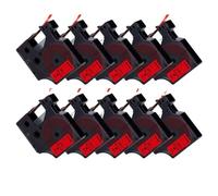 PHOVYAFI 9mm 10PK Tape Compatible With D1 Label Tape Models 40910 40919 For Label Maker LabelManager 160 280(Black on Red)