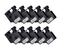 PHOVYAFI 9mm 10PK Tape Compatible With D1 Label Tape Models 40910 40919 For Label Maker LabelManager 160 280(Black on Clear)