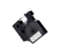 PHOVYAFI Black On White 12mm Label Tape For D1 45013 45018 Compatible With LabelManager 160 280 And COLORPOP Label Maker(White on Clear)