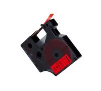 PHOVYAFI Black On White 12mm Label Tape For D1 45013 45018 Compatible With LabelManager 160 280 And COLORPOP Label Maker(Black on Red)