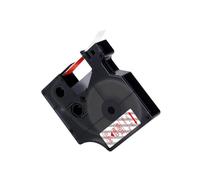 PHOVYAFI Black On White 12mm Label Tape For D1 45013 45018 Compatible With LabelManager 160 280 And COLORPOP Label Maker(Red on Clear)