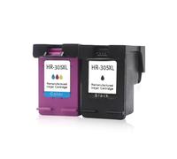 PHOVYAFI Compatible 305XL 305 Ink Cartridge For DeskJet Plus Series Printers 4100 4110 4120 4121 4122 4130 4140 4152 4155 4158(1 Set)