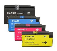 PHOVYAFI Compatible 937 Ink Cartridges For Use With 9110B 9120 9130 9720 9730 Printers(4Color 1set)