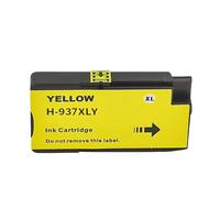 PHOVYAFI Compatible 937 Ink Cartridges For Use With 9110B 9120 9130 9720 9730 Printers(Yellow)