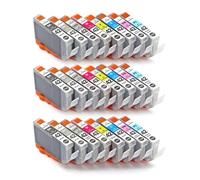 PHOVYAFI Compatible CLI-42 Ink Cartridge For Pro-100 Pro-100S Printers CLI42BK C Y GY LGY M PC PM Ink(3 Set)