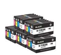 PHOVYAFI Compatible Ink Cartridge For DesignJet T520 T120 T530 T130 Inkjet Printer Replacement For 711 711XL Ink Cartridges(5set)