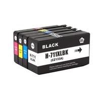 PHOVYAFI Compatible Ink Cartridge For DesignJet T520 T120 T530 T130 Inkjet Printer Replacement For 711 711XL Ink Cartridges(1set)