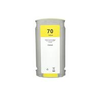 PHOVYAFI Compatible Ink Cartridge For Designjet Z2100 Z3100 Z3200 Z5200 Z5400 With Full Pigment Ink 70 70 Series(Yellow)
